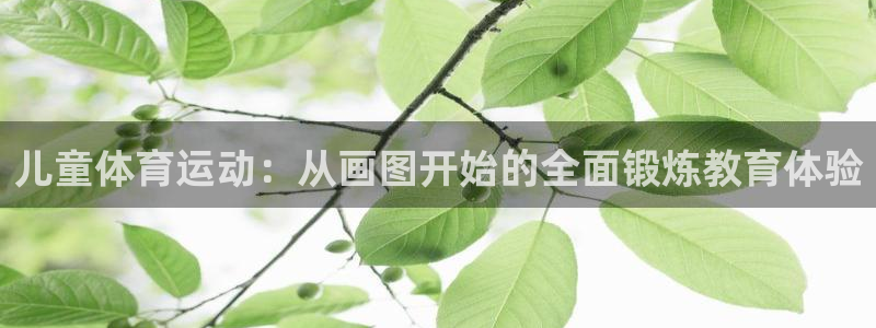 一竞技官网下载平台注册要钱吗安全吗：儿童体育运动：从画图开始