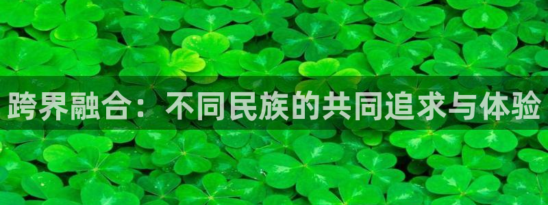 一竞技官网下载平台APP：跨界融合：不同民族的共同追