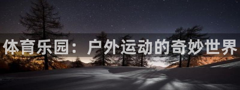 一竞技官方正版app集团logo：体育乐园：户外运动